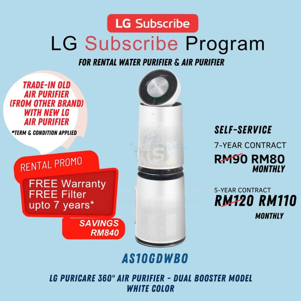 lg subscribe 360 air purifier hepa filter, lg subscribe 360 penapis udara hepa filter, lg subscribe 360 air purifier for baby, lg subscribe 360 air purifier for allergy, lg subscribe 360 air purifier for sensitive nose